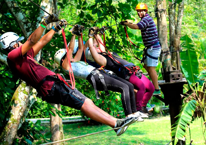 Canotaje - Rafting y circuito de alturas